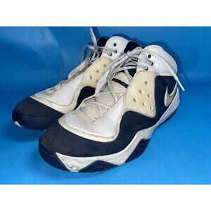 Nike Vintage Basketball Shoes 316492-111 Navy White Mens US 11 2007